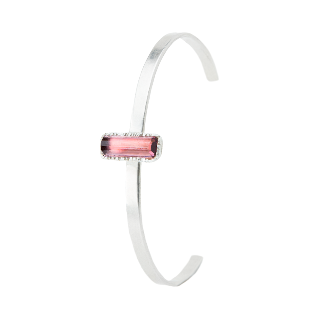 Faceted Pink Tourmaline Cuff - 7.png