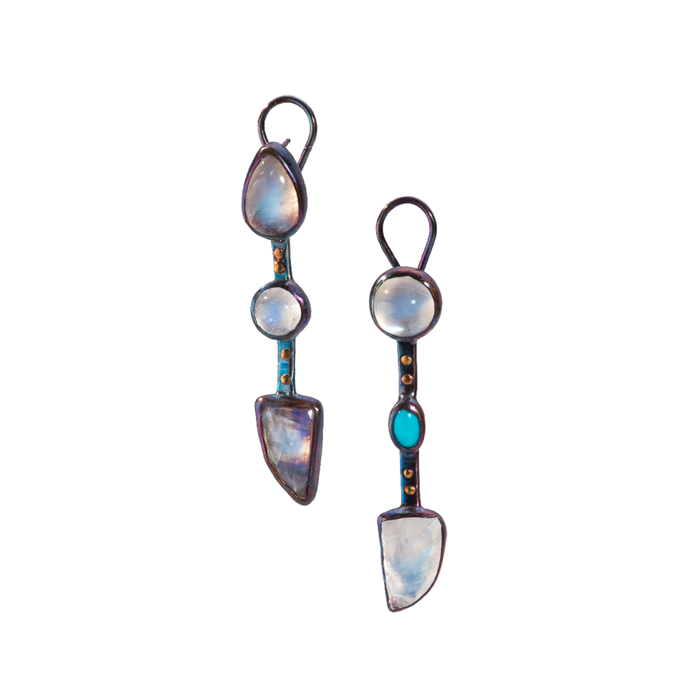 Aduaria & Turquoise Patinated Omega Studs - 15.png