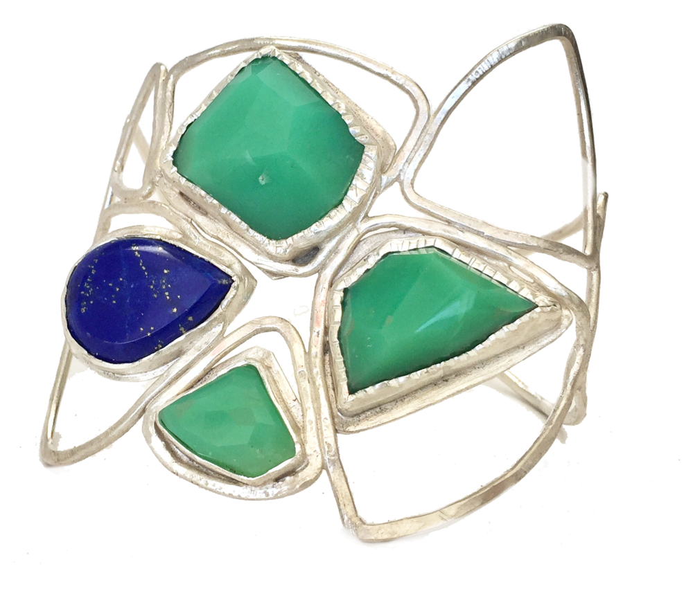 Chrysoprase & Lapis Cuff 2.png