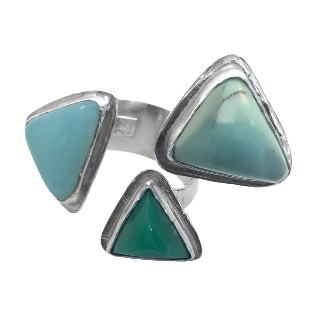 MINT Chocolate Chip Chalcedony, Opal, and Aquamarine Ring - 5.png